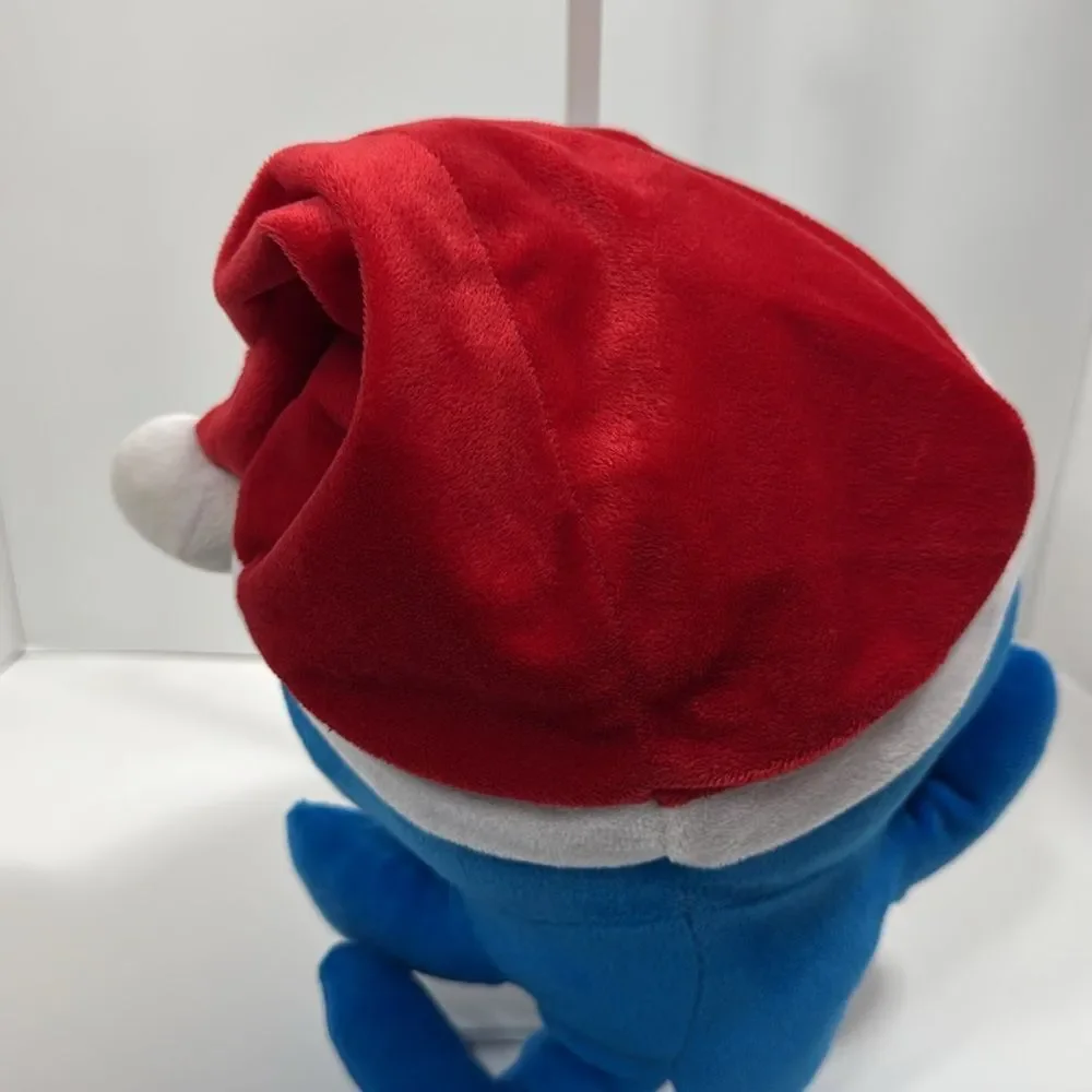 Nickelodeon Baby Shark Holiday Daddy Shark Stuffed Animal Blue White
